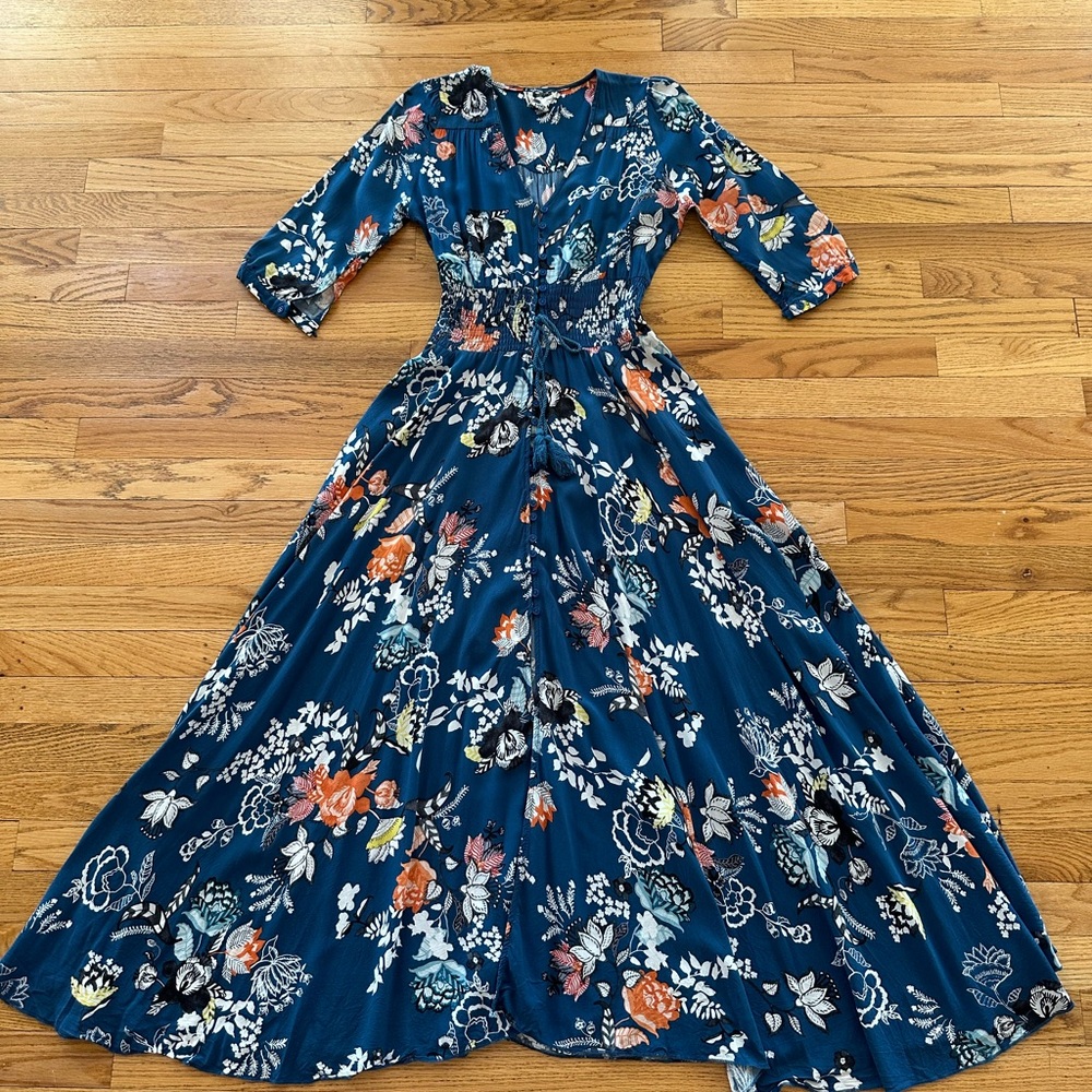 Jaase Floral Maxi Boho Dress